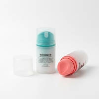 Emballage cosmétique sans air, bouteilles à pompe sous vide en PP écologiques, flacons en HDPE pour crème pour le visage, lotion, sérum, impression sérigraphique personnalisée