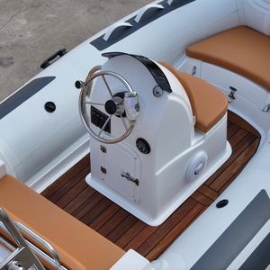 Nuevo Diseño 2026 RIB-360, Bote Neumático Semirrígido con Casco de Fibra de Vidrio, Fondo en V Profunda, Bote Inflable - Product Image 3