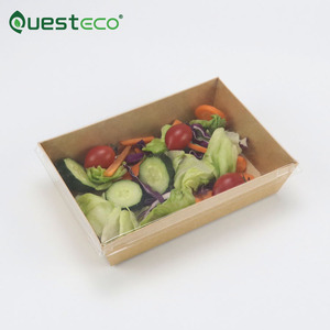 Salad box Takeaway Sushi To Go Box Swiss Roll <b>Cake</b> <b>Carrier</b> Disposable Sushi Box - Product Image 2