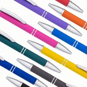 Stylo bille et stylet 2-en-1 personnalisé - Stylo métallique rétractable pour écrans tactiles, encre noire 1,0 mm, cadeau promotionnel idéal - Product Image 4