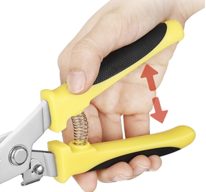 <span class=keywords><strong>Forbici</strong></span> Elettroniche Industriali in Acciaio Inox con Lama Seghettata <span class=keywords><strong>per</strong></span> <span class=keywords><strong>Tagliare</strong></span> <span class=keywords><strong>Lamiere</strong></span> di Ferro, con Manico in Plastica - Product Image 3