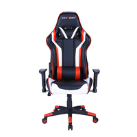 Chaise de jeu ergonomique en nylon avec design pliable, pivotant à 360 degrés, hauteur réglable et fonctions inclinables pour un usage domestique