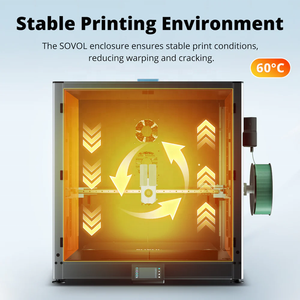 In Stock Best 3D Printer Fully Enclosed SV08MAX Industrial Grade Automatic Sovol SV08 CoreXY 500*500mm Original Factory Industri - Product Image 2