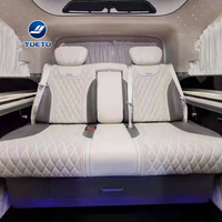 Siège de capitaine de luxe pour conversion de fourgonnette MPV, inclinable électriquement, pivotant, avec accoudoir en cuir pour Mercedes-Benz Vito, Sprinter, Viano
