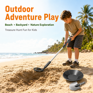 Juego <span class=keywords><strong>de</strong></span> detector <span class=keywords><strong>de</strong></span> metales para niños con pala y cuenco para oro, para explorar y buscar tesoros al aire libre, venta al por mayor - Product Image 2