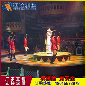 Hengqiang Hydraulic Lifting And Rotating <b>Stage</b> 3 Tons Load 14 Mm Rise For Bars Malls Auditoriums - Product Image 3