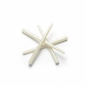 MUMHANE High Quality <b>White</b> Pearl Conical <b>Candlestick</b> Holder Handicraft Iron Pillar Stand for Home Decor or Weddings Set of 4 - Product Image 3