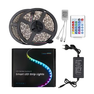<span class=keywords><strong>Ruban</strong></span> <span class=keywords><strong>LED</strong></span> RGB en gros pour usine, synchronisation rythmique musicale, contrôlé par application, bande de diodes personnalisable pour <span class=keywords><strong>chambre</strong></span> et TV - Product Image 2