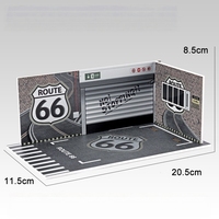 Nouveau modèle de parking en PVC à l'échelle 1/24 1/32, version scène de parking avec emplacements de stationnement