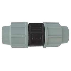 Manicotto Plasson per Tubi in Polietilene Diametro 75 mm, Connettore per Irrigazione Giardino - Product Image 1