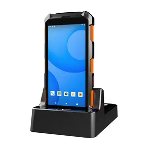 Android 10 Mobile Computer 5,5 Zoll robustes Smartphone mit NFC-Reader und QR-Code-Scanner Support-Kamera 4G Wifi GPS-Tracking