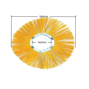 Brosses de balayeuse à disques <span class=keywords><strong>Shen</strong></span> <span class=keywords><strong>Zhou</strong></span> personnalisées en PP et acier à poils mixtes pour le nettoyage des routes et des rues, 1,5 kg - Product Image 1