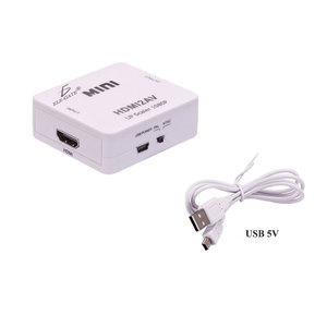 ตัวแปลงสัญญาณ HDMI เป็น RCA AV พร้อมระบบเพิ่มความละเอียดภาพขนาดเล็ก รองรับความละเอียดสูงสุด 1080P - Product Image 4