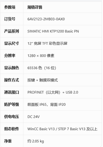 6av2123-2mb03-0ax0 Ktp1200 HMI รุ่นพื้นฐาน จอแสดงผล TFT ขนาด 12 นิ้ว ใหม่ ของแท้ มีสินค้าในสต็อก จัดส่งรวดเร็ว - Product Image 5