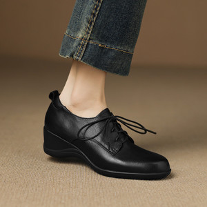 S0068X Nuevos Zapatos Oxford de Hombre de Cuero Genuino de Vaca, Formales, con Punta Cerrada, Perla, Moda, Otoño, Ligeros, para Novio - Product Image 3