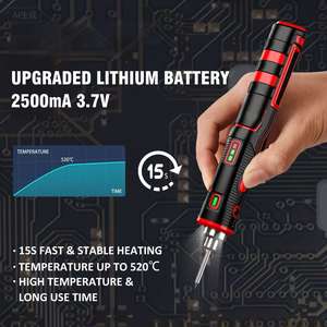 Portable bricolage Mini Kit de <span class=keywords><strong>fer</strong></span> à <span class=keywords><strong>souder</strong></span> sans fil batterie au Lithium à chaleur rapide Rechargeable coupe chaud <span class=keywords><strong>fer</strong></span> à <span class=keywords><strong>souder</strong></span> - Product Image 6
