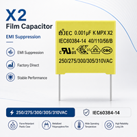 Condensateur de qualité industrielle JEC X2-104K/275V/310V pour certification ENEC VDE CQC pour onduleur solaire, chargeur de véhicule électrique, alimentation électrique EMI