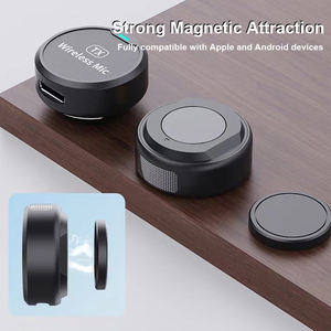 Lot de 2 microphones Lavalier sans fil magnétiques puissants pour IPhone, IPad, téléphone Android, mini microphone à revers pour l'enregistrement vidéo - Product Image 3