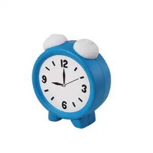 Balle anti-stress en mousse PU personnalisée, cadeaux promotionnels, horloge avec Logo