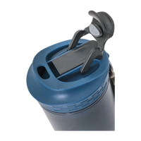 Bouteille d'eau filtrante portable OEM Filtertech P5 en plastique avec mousqueton pour survie, randonnée, camping, escalade et sécurité en extérieur