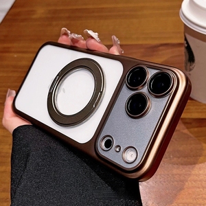 เคสโทรศัพท์มือถือแบบแม่เหล็กหมุนได้ สีดั้งเดิม ผิวด้าน ป้องกันกล้อง สำหรับ iPhone 17 16 15 Pro Max - Product Image 5