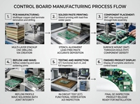Papan PCB Saturn WM-DC-CONT FR-4 Kontrol DC untuk Peralatan Sirkulasi Air HVAC
