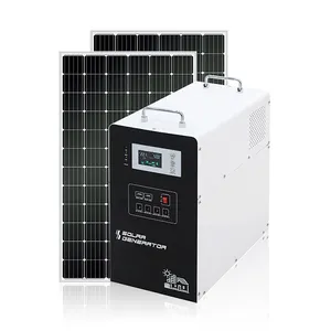 Renewable Energy Power generation All in One High Voltage 3.8kw Portable Solar Power Generator 220 v 6500w Price for Ethiopia