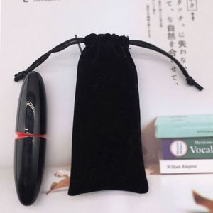 High Quality Printed Velvet Jewelry & Watch Pouches Custom <b>Drawstring</b> <b>Bags</b> with Logo Printing Recyclable Packaging - Product Image 4
