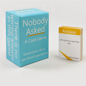<span class=keywords><strong>Domande</strong></span> <span class=keywords><strong>gioco</strong></span> di carte per adulti stampa di carte personalizzate per feste e carte di risposta personalizzate con la produzione di scatole - Product Image 3