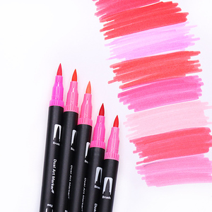 SUPER DOTS Fine Point Malerei Kunst Briefpapier Set farbige Kunst Marker Zeichnung Färbung Pinsel Stifte setzt Graffiti Dual Tip Art Pen - Product Image 5