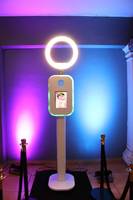 Photobooth Morden Design AL Stand pour Mariages et Événements – Coque pour Appareil Photo Reflex Numérique et iPad, Installation Facile