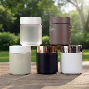 Bouteille en verre mat coloré à large ouverture de 250 cc pour gommes, pilules de vitamines, emballage de compléments alimentaires, pot en verre pour capsules avec boîte - Product Image 4