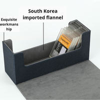 Boîte de rangement premium pour cartes à collectionner avec fermeture magnétique, personnalisable avec logo, pour cartes TCG, avec insert sur mesure pour la protection des jeux