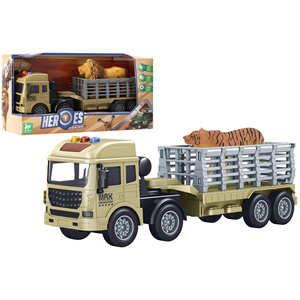Camion a frizione con luci e suoni e animali assortiti - Product Image 1