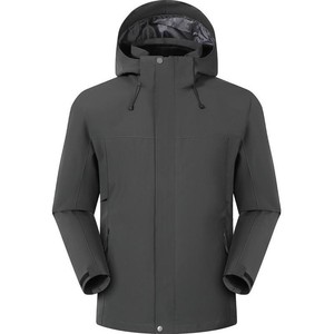 Men Solid Color Windproof Outdoor 3 In 1 Windbreaker <b>Jacket</b> Workwear Uniforms Custom Logo Factory Clothes - Product Image 2