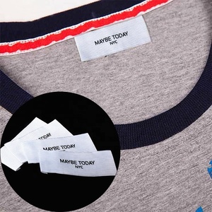 <span class=keywords><strong>Étiquette</strong></span>s Damask tissées <span class=keywords><strong>à</strong></span> la Machine, <span class=keywords><strong>étiquette</strong></span>s coulissantes de haute qualité, avec Logo de marque, pour vêtements - Product Image 3