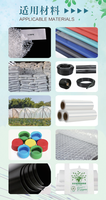 Gránulos Reciclados de HDPE LDPE para Peletización a Baja Temperatura, Extrusora de un Solo Tornillo, Ecológicos, HEE&HATO