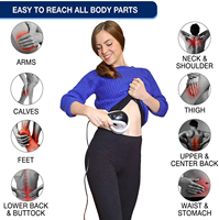 Appareil de Massage Portable Anti-Cellulite pour le Ventre, Masseur Électrique Minceur Brûle-Graisse à Main pour l'Amincissement, le Soulagement de la Douleur et la Relaxation Corporelle
