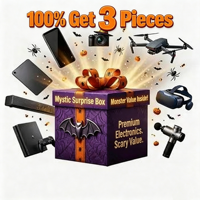 Coffret Mystère Numérique 3 Pièces Halloween Surprise – Édition Avancée et Rare avec Smartphone, Tablette, Ordinateur Portable et Sac de Transport – Offre Spéciale