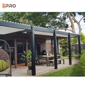 Pérgola de techo solar de lujo personalizada, hoja de <span class=keywords><strong>aluminio</strong></span>, Tenda, Eisen - Product Image 6