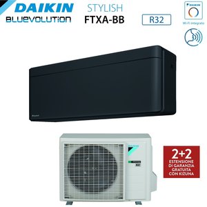 Climatizador Acondicionado Daikin Bluevolution Inverter serie STYLISH TOTAL BLACK 18000 Btu FTXA50BB Wi-Fi Integrato Cla, a prueba de agua, a prueba de agua - Product Image 5