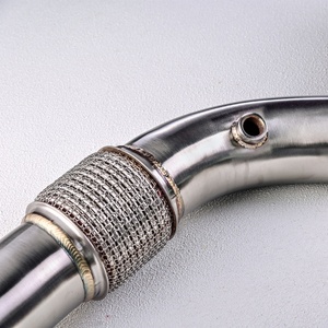 Performance Downpipe for BMW S58 M3 G80 M4 G82 M2 G87 1.5MM 3.5\" to 3\" Stainless Steel Exhaust <b>Pipe</b> - Product Image 3