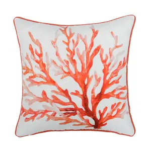 Coussin imprimé extérieur corail d'excellente qualité/coussin de taie d'oreiller/housse de coussin