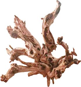 Bois flotté naturel PKY torsadé en racine d'azalée pour aquarium, non toxique, pour crevettes, crabes ermites, décoration de terrarium - Product Image 2