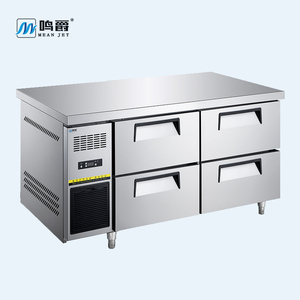 Table de congélation à 4 tiroirs pour cuisine commerciale Table de stockage à froid pour congélateur - Product Image 1