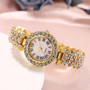 <span class=keywords><strong>Reloj</strong></span> de cuarzo elegante con incrustaciones de diamantes de lujo versátil de negocios para mujer relojes de cuarzo de dibujos animados de moda - Product Image 4