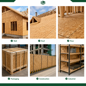 Venta al por mayor de China Suministro de 12mm 18mm <span class=keywords><strong>Tipo</strong></span> <span class=keywords><strong>Osb</strong></span> Plates Precios Flakeboards Panel de tablero de partículas con CE y CARB - Product Image 5