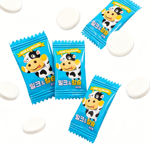 Comprimés à croquer Vitasub Lait & Calcium avec Vitamine D pour Enfants, Sachet Bleu et Motif Vache - Product Image 2