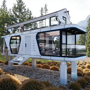 Modern Luxury Pré-fabricado Steel Space <span class=keywords><strong>Capsule</strong></span> Villa Sistema Inteligente para Camping e Uso do Hotel - Product Image 2