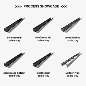 Canalina Portacavi Zincata con Fondo Ondulato - Antipolvere per Cablaggio in Camera Bianca di Fabbriche Elettroniche - Product Image 2